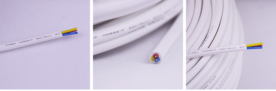 3芯VDE矽膠電線產品圖