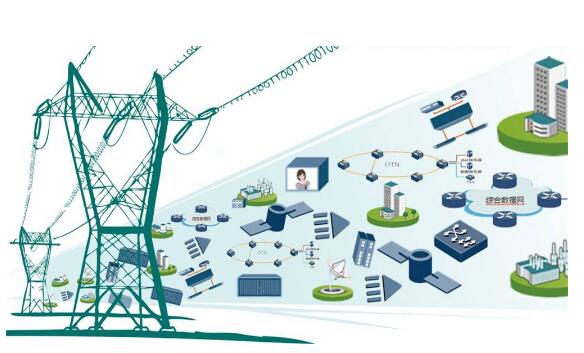 智慧電力示意(yì)圖