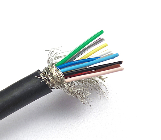 14芯內鐵（tiě）氟龍外（wài）矽膠屏蔽線耐高溫同軸線（xiàn）